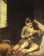 Bartolome Esteban Murillo The Young Beggar oil